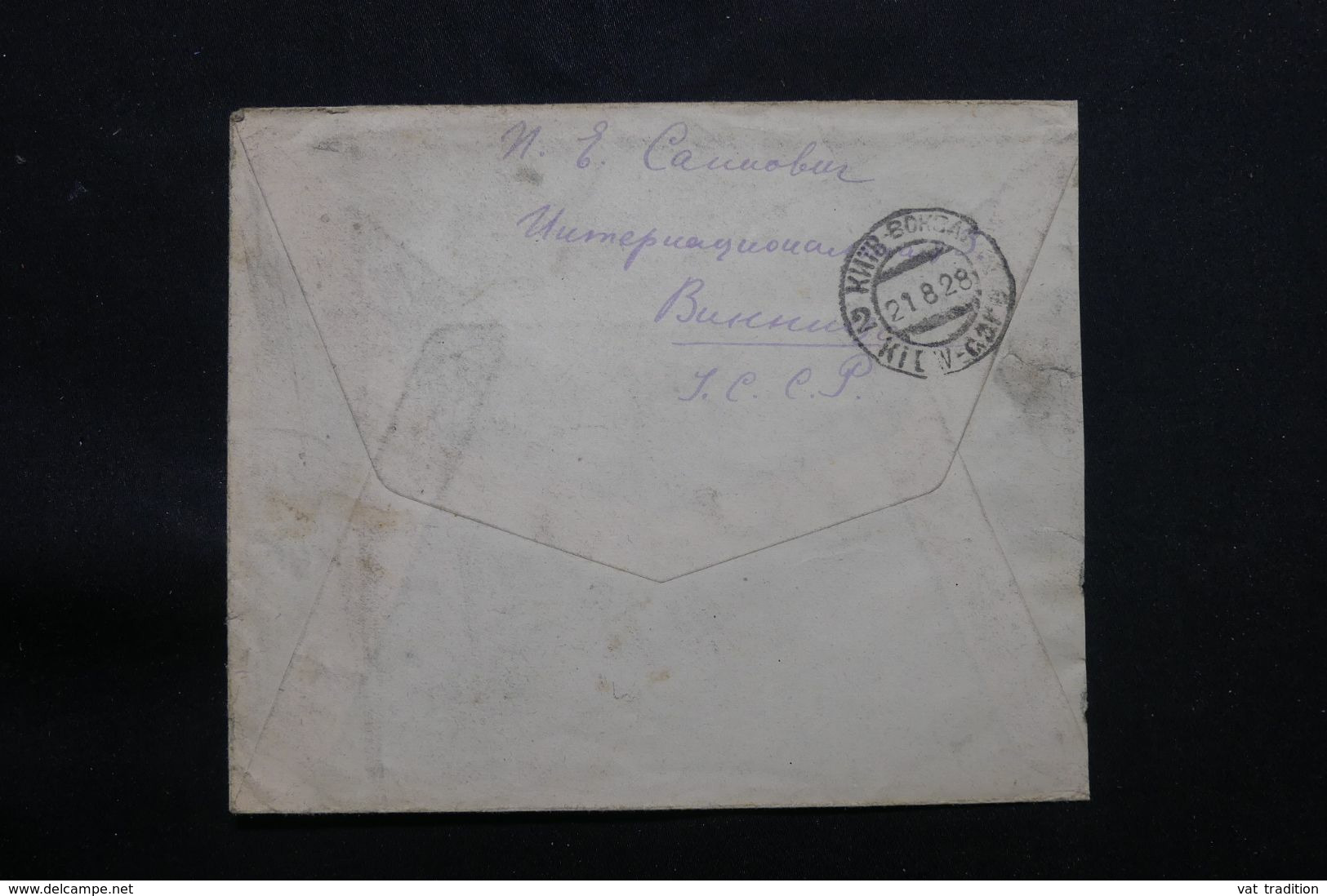 U.R.S.S. - Enveloppe Pour Paris En 1928 - L 71123 - Briefe U. Dokumente