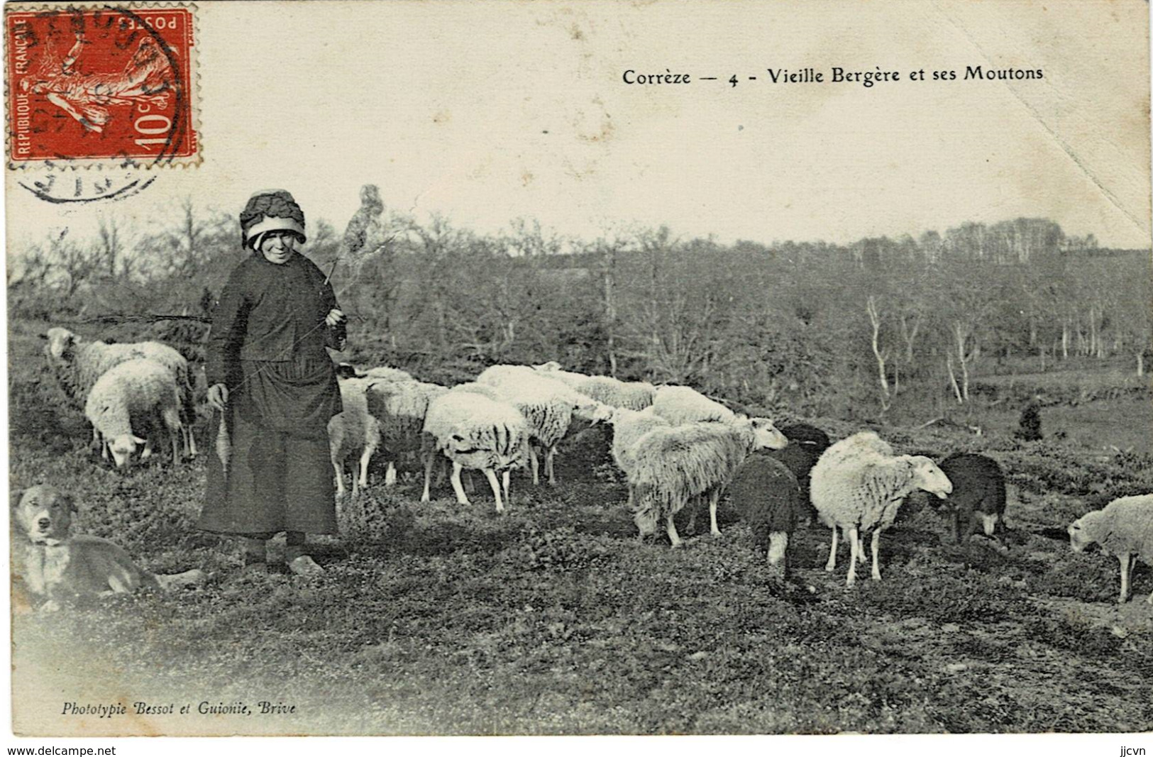 19 * Corrèze - Vieille Bergère Et Ses Moutons - Other & Unclassified