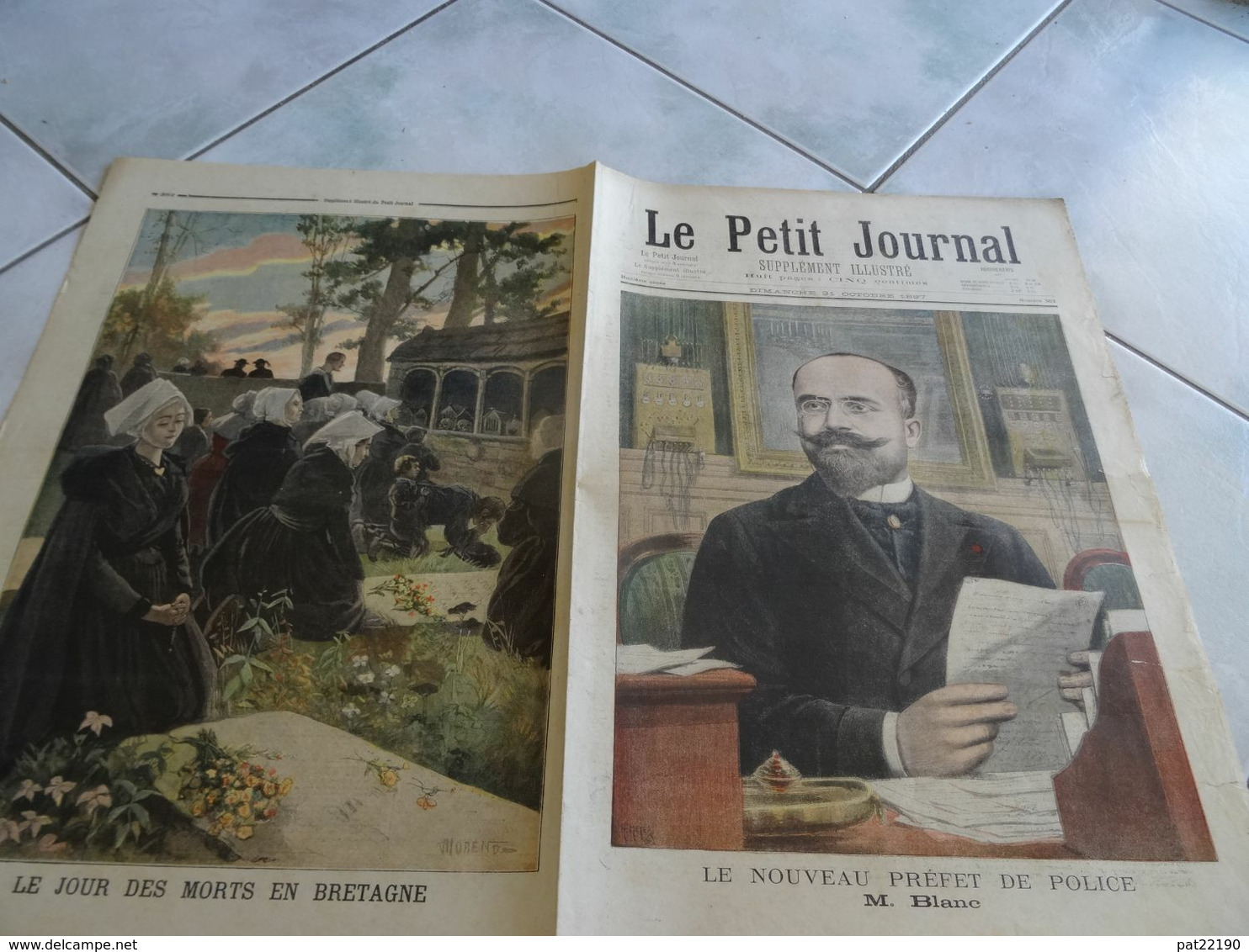 Le Petit Journal 1897 Prefet De Police Blanc / Tradition Le Jour Des Morts En Bretagne / Joseph Vacher L'eventreur - 1850 - 1899