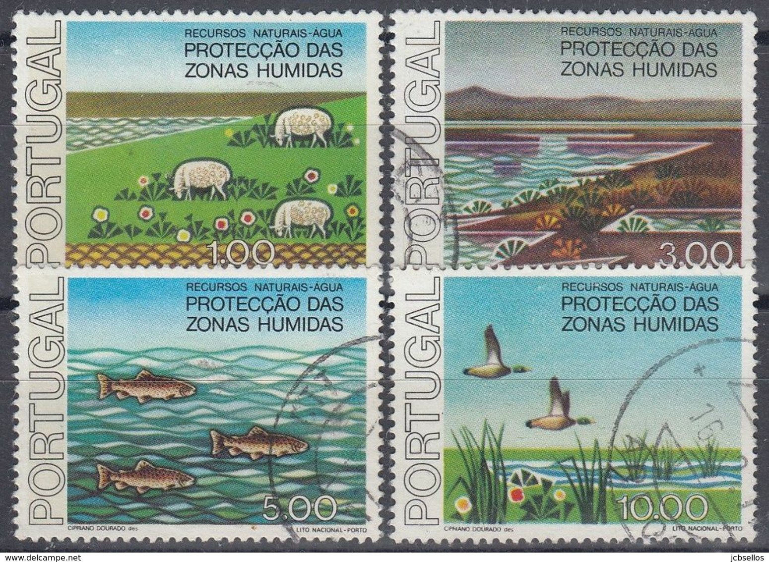 PORTUGAL 1976 Nº 1315/18 USADO - Usati