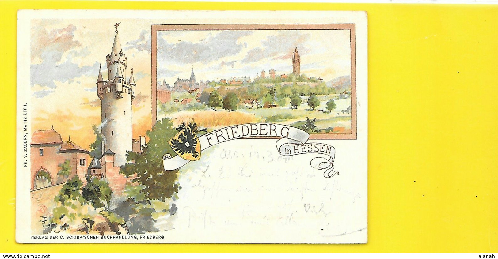 FRIEDBERG Litho. () Allemagne - Friedberg