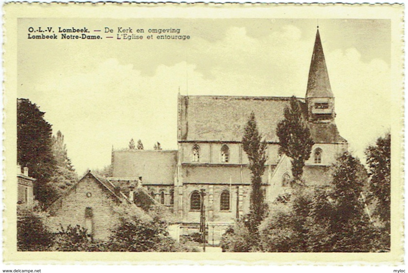 O.L.V. Lombeek Notre-Dame. Kerk/Eglise. - Roosdaal