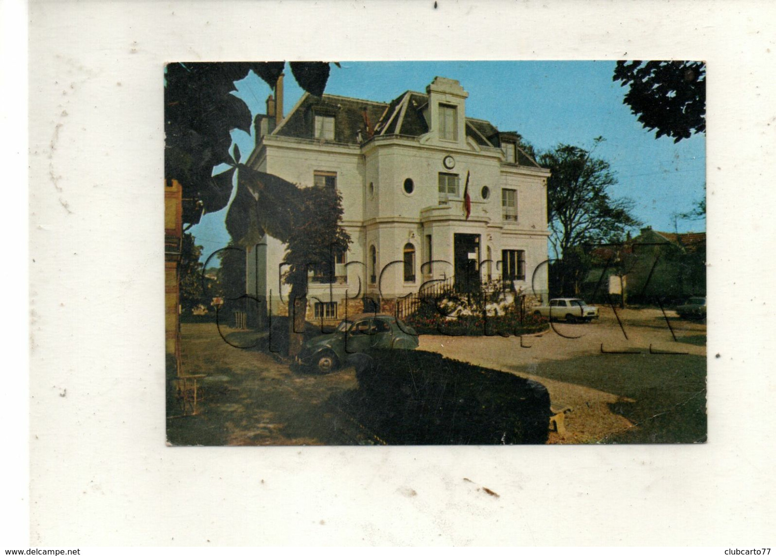 Groslay (95) :  La Mairie, Avec 2 CV Citroên En 1971 GF. - Groslay