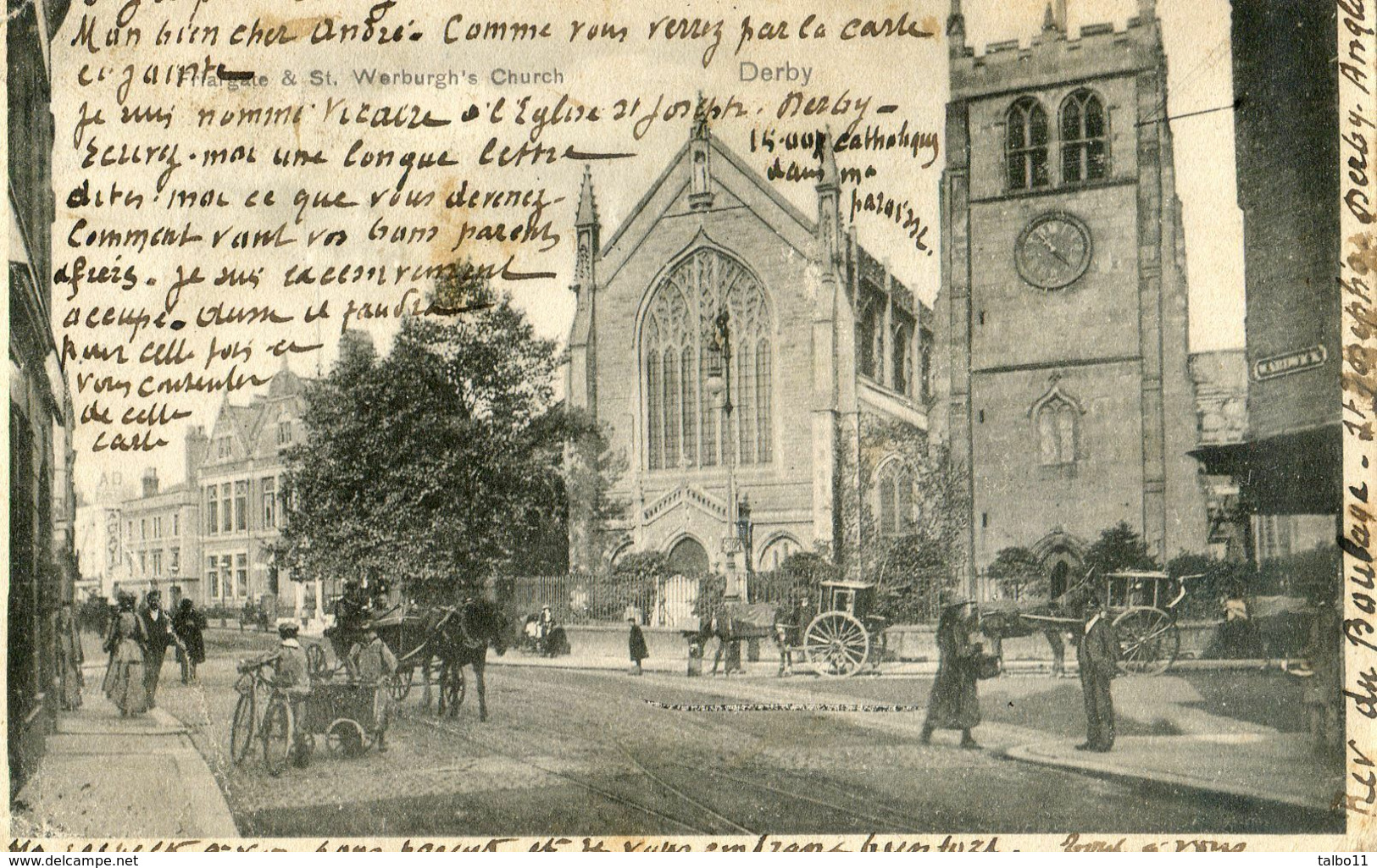 Derby - Friargate Et St Werburgh's Church - Derbyshire