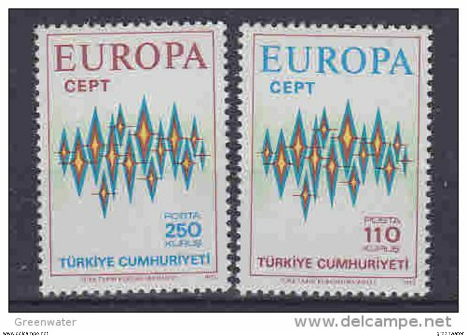 Europa Cept 1972 Finland 2v  ** Mnh (49696F) ROCK BOTTOM - 1972