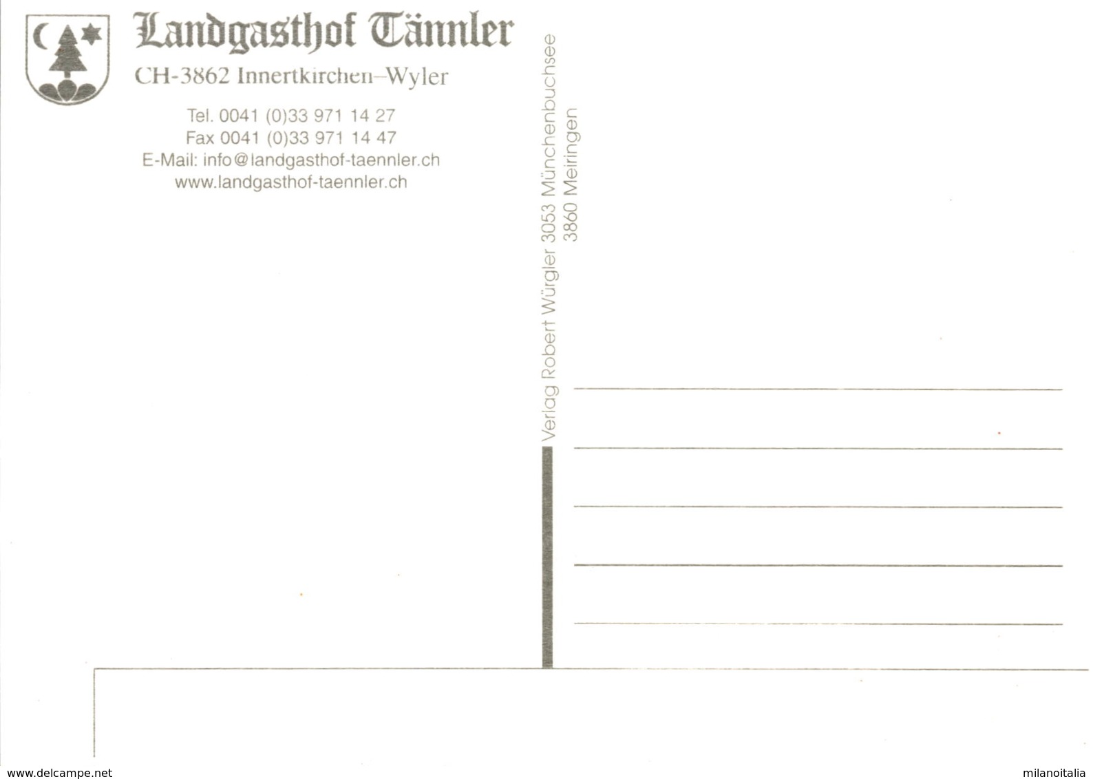 Landgasthof Tännler - Innertkirchen-Wyler - Innertkirchen