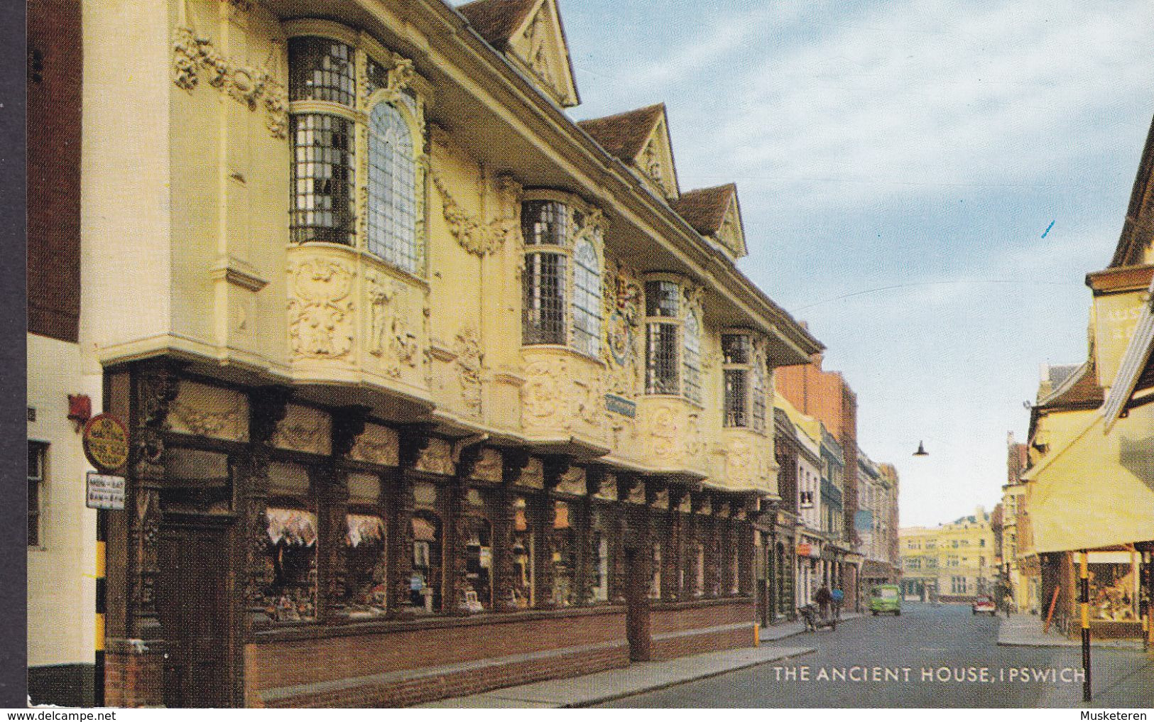 United Kingdom PPC The Ancient House, Ipswich SALMON 'Cameracolour' Series Unused (2 Scans) - Ipswich