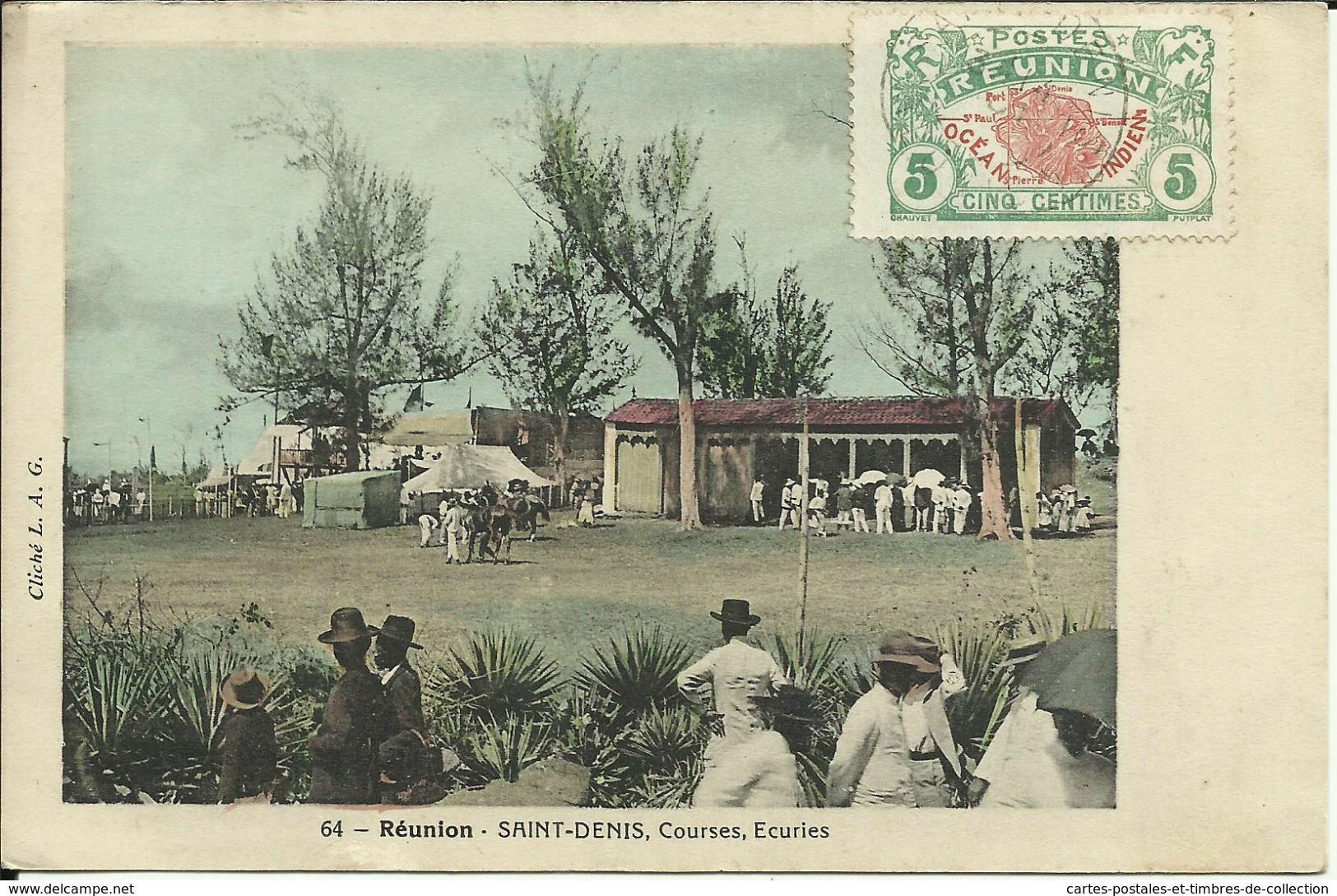 Réunion , SAINT DENIS , Courses , Ecuries , CPA ANIMEE - Saint Denis