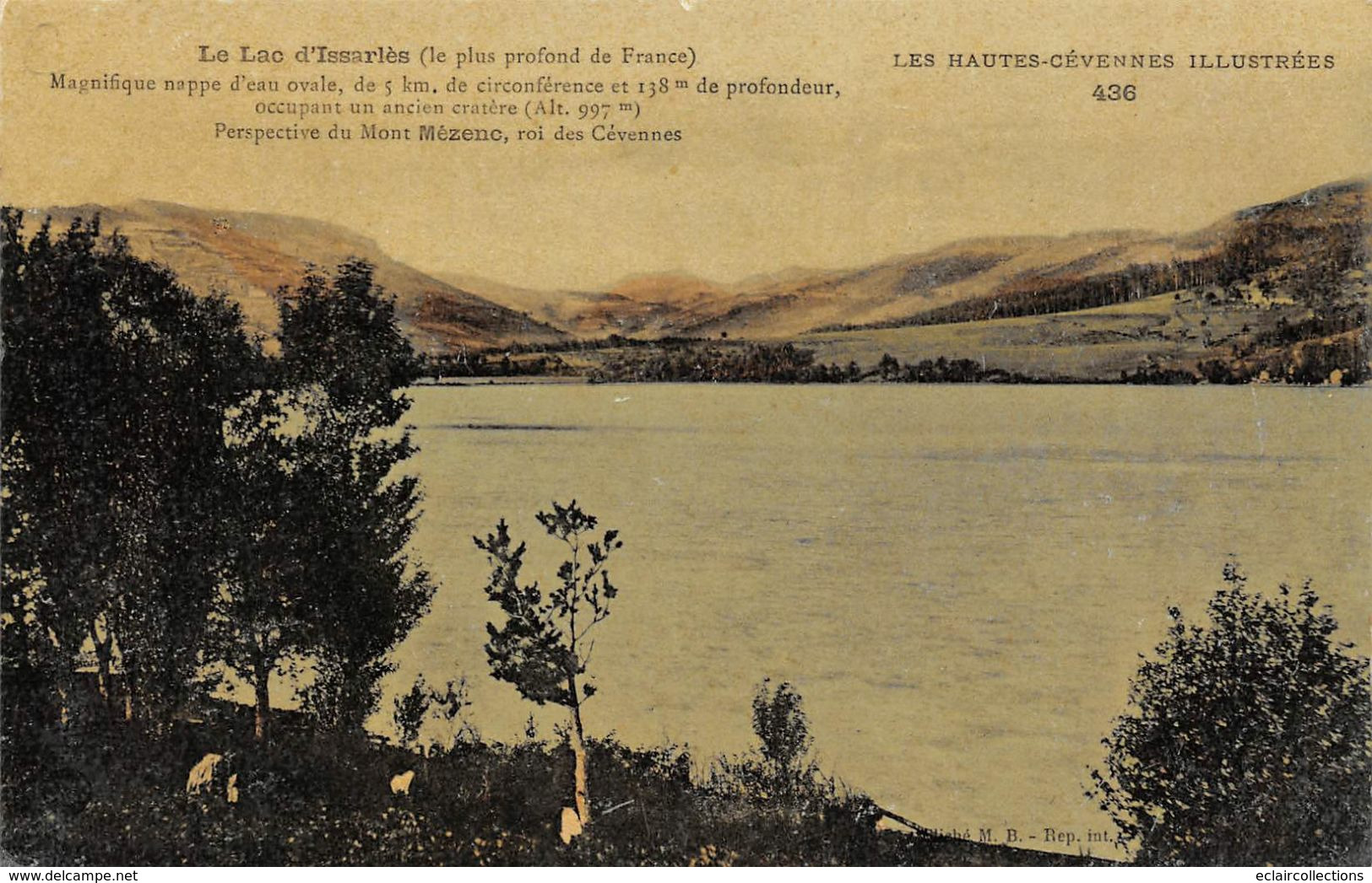 Le Lac D'Issariès    43          Perspective Du Mont Mézenc   (voir Scan) - Altri & Non Classificati