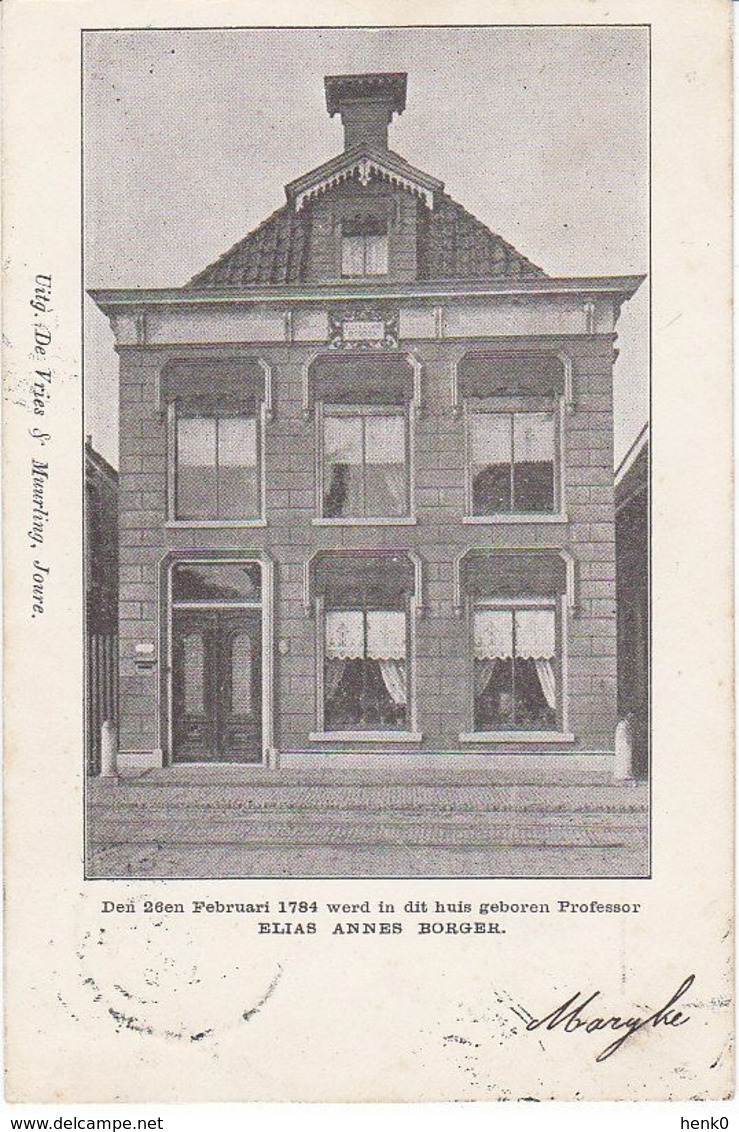 Joure Huis Professor Elias Annes Borger J2177 - Joure