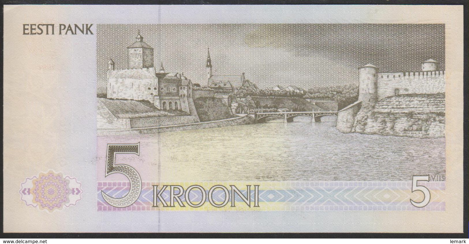 Estonia 5 Krooni 1991 P71a AUNC AD799973 - Estland