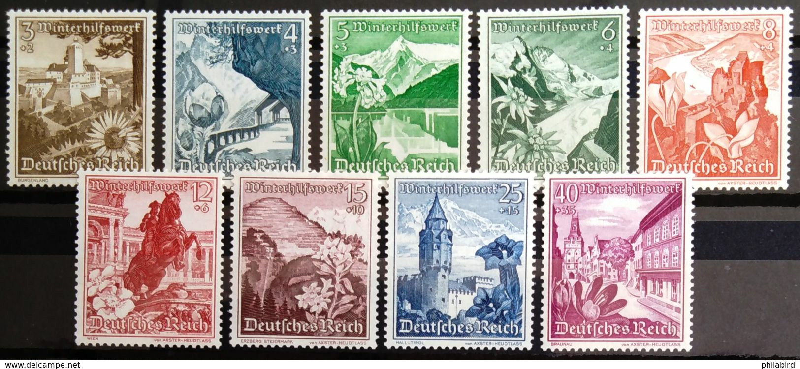 ALLEMAGNE EMPIRE                       N° 616/624                       NEUF* - Neufs