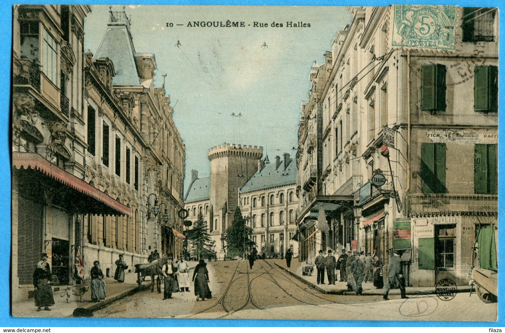 16 - Charente - Cher - Angouleme - Rue Des Halles (N1488) - Angouleme