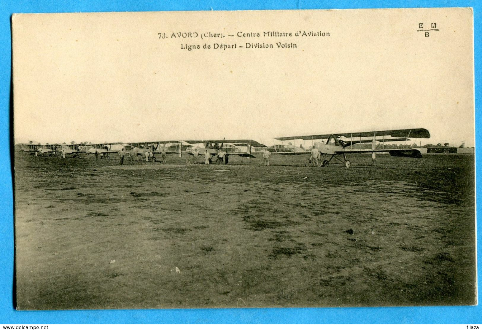 18 - Cher - Avord - Centre Militaire D'Aviation - Ligne De Depart - Division Voisin (N1500) - Avord