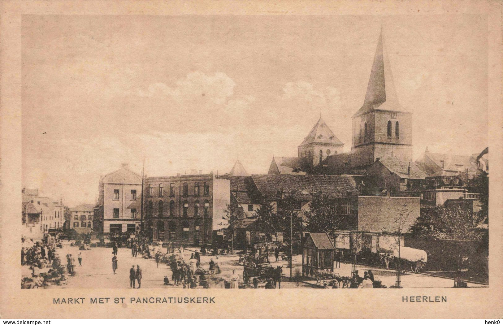 Heerlen Markt Met Sint Pancratiuskerk VN1333 - Heerlen