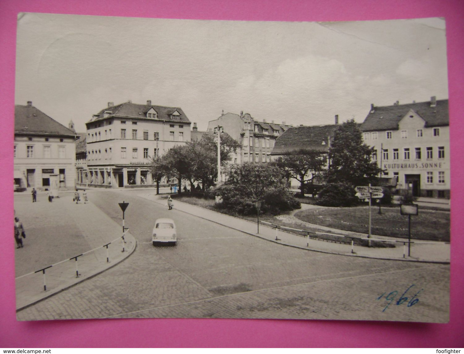 Germany SCHKEUDITZ - Markt - Square - Posted 1966 - Schkeuditz