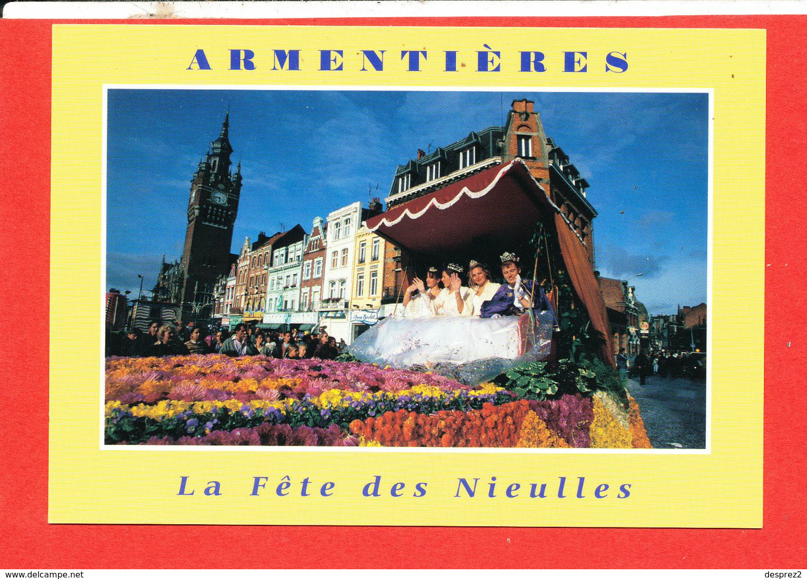 59 ARMENTIERES Cp Animée La Fete Des Nieulles  * Format 15 Cm X 10.5 Cm - Armentieres