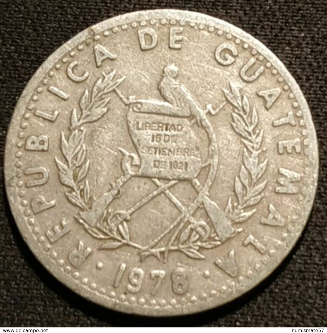 GUATEMALA - 10 CENTAVOS 1978 - KM 277.2 - ( Non-magnétique ) - Guatemala