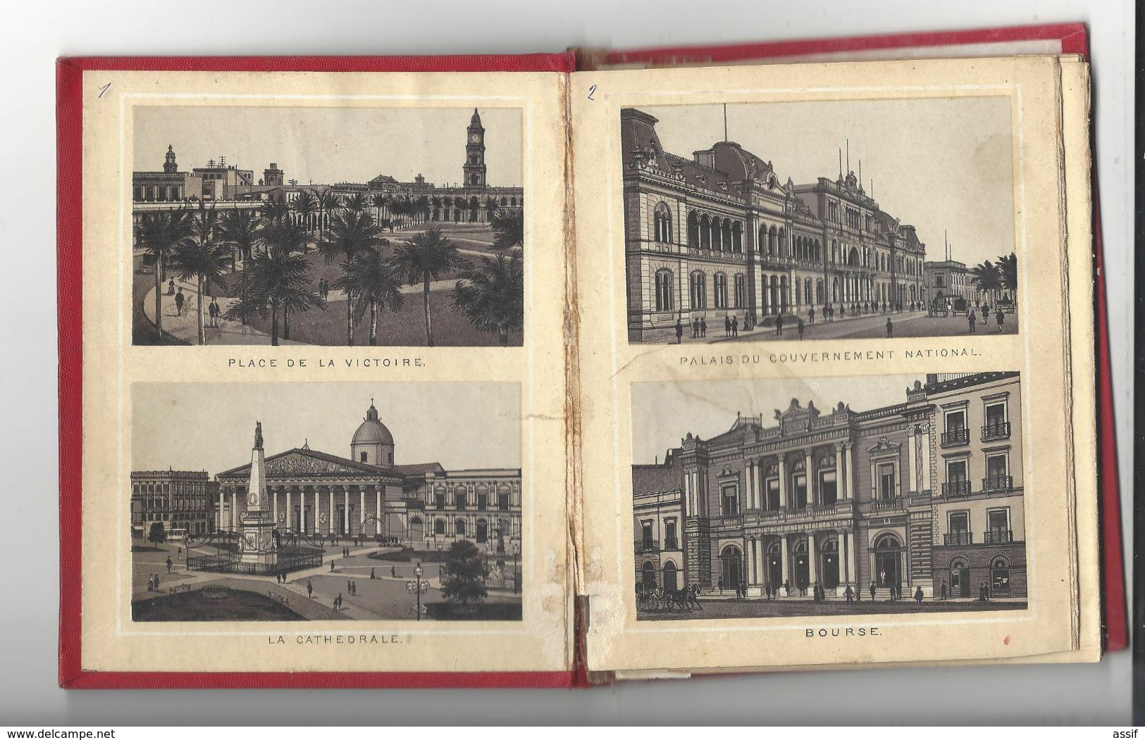 Vistas De Buenos Aires De La Republica Argentinia , Ed. L. Jacobsen & Cia , 242 Florida , B.A. 24 Vues Lithographiques - Sonstige & Ohne Zuordnung