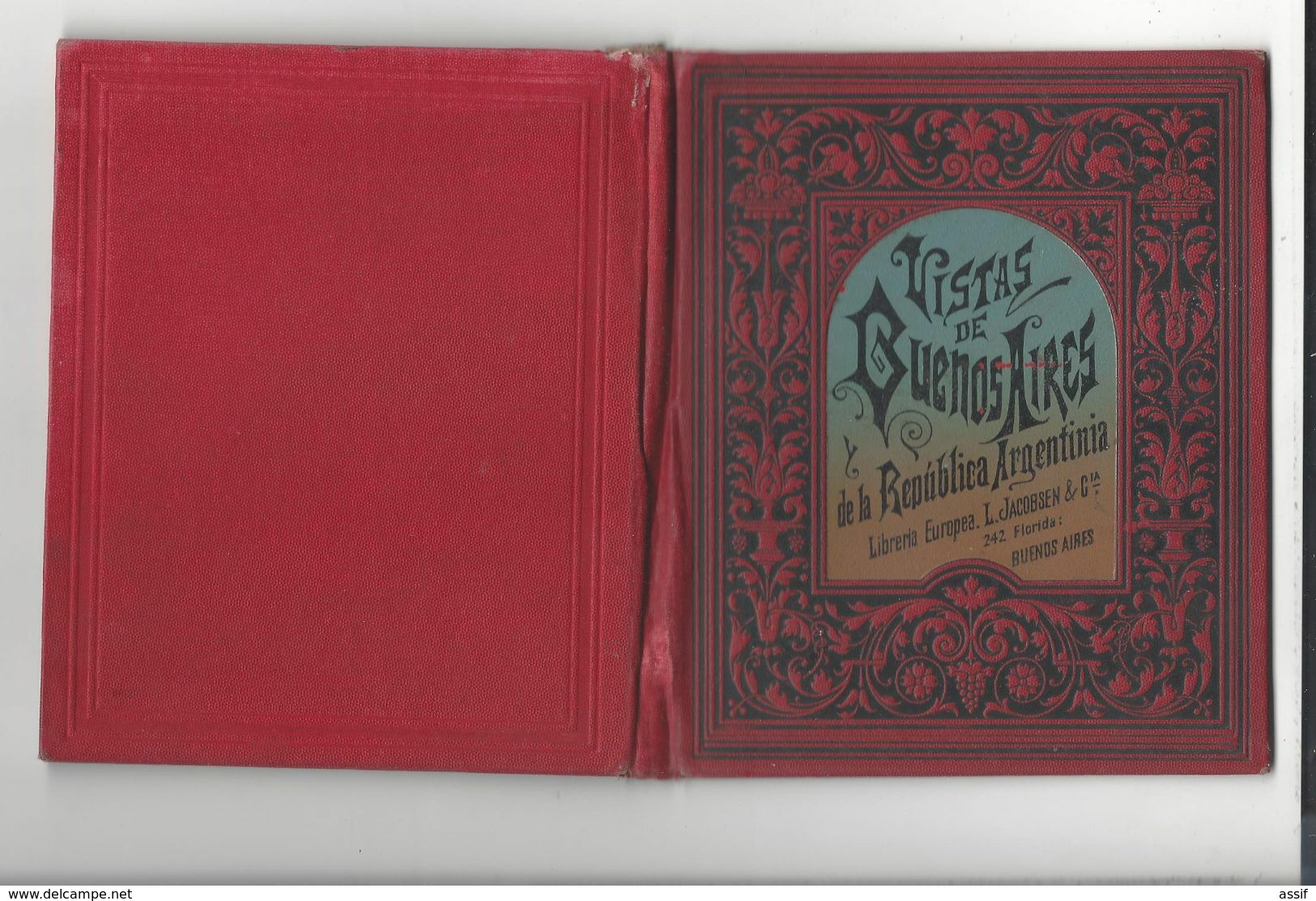 Vistas de Buenos Aires de la republica Argentinia , ed. L. Jacobsen & Cia , 242 Florida , B.A. 24 vues lithographiques