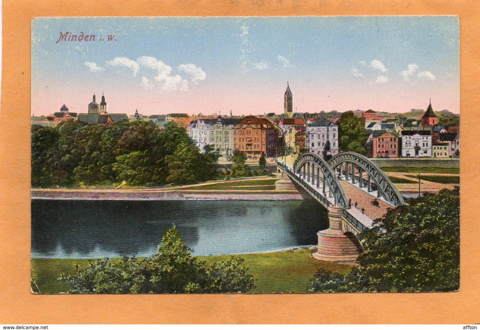 Minden I W Germany 1910 Postcard - Minden