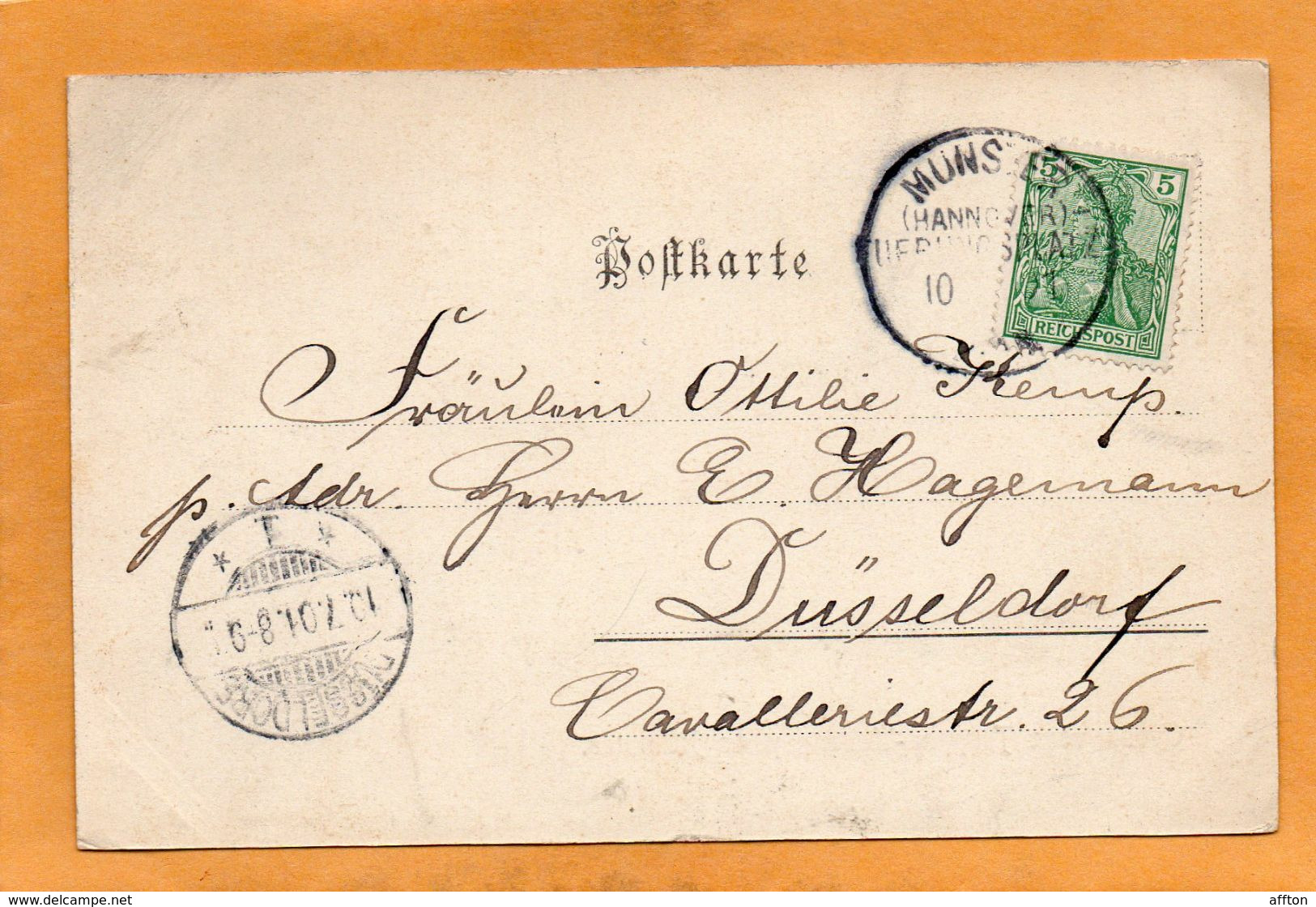 Munster I W 1900 Postcard - Munster