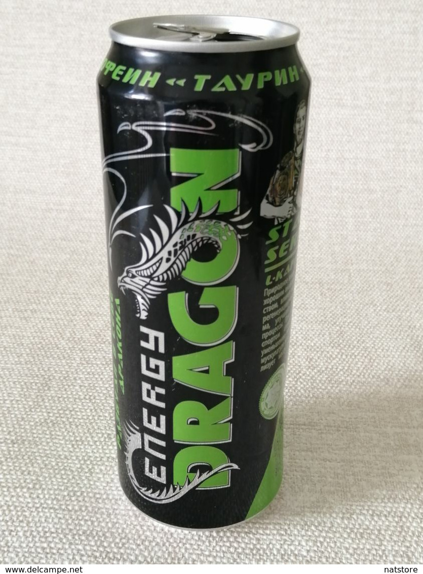 RUSSIA.. " DRAGON"  ENERGY DRINK     CAN..450ml. - Dosen