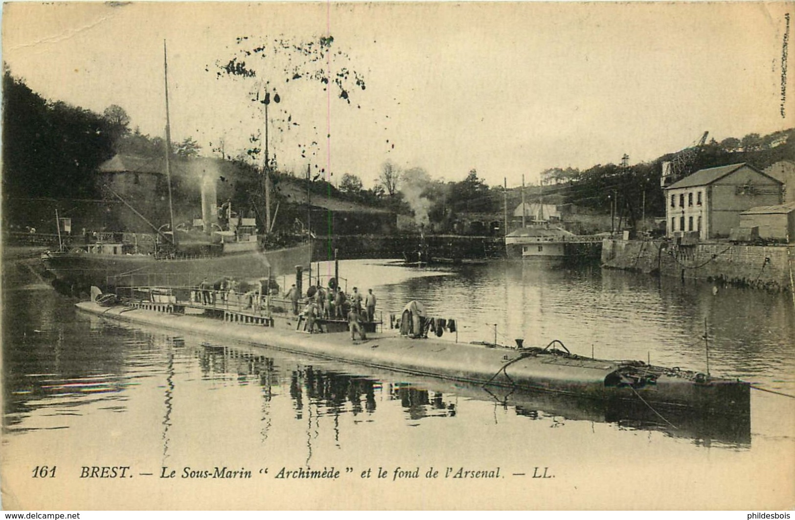 SOUS MARINS  BREST  " Archimède " - Submarines