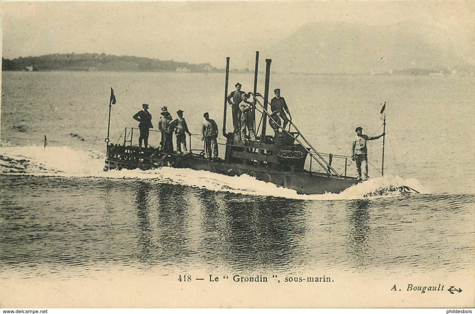 SOUS MARINS   " Le Grondin " - Submarinos