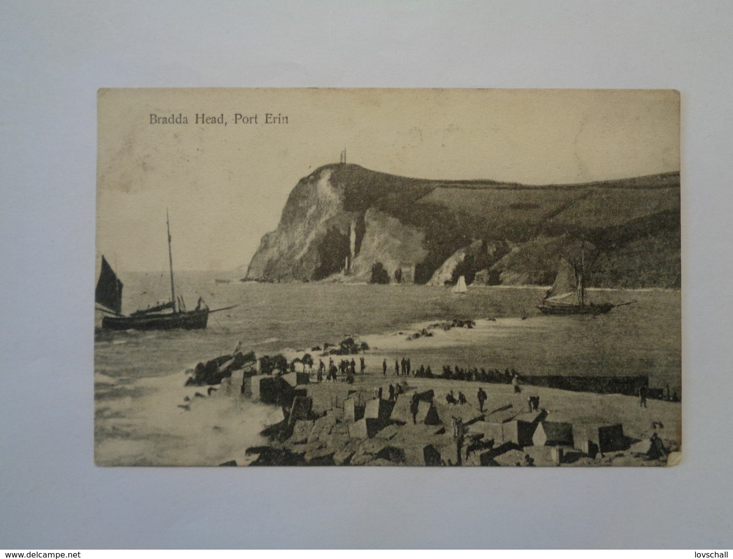 Isle Of Man. -  Port Erin. -  Bradda Head. (13 - 7 - 1906) - Isle Of Man