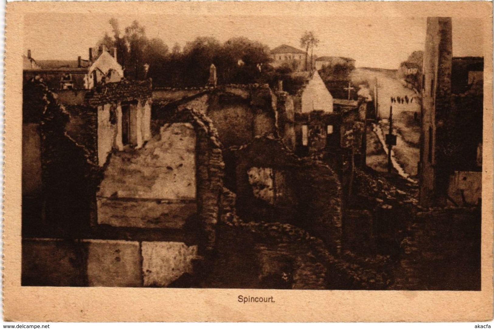 CPA Spincourt - Town Scene - Ruines (1036832) - Spincourt