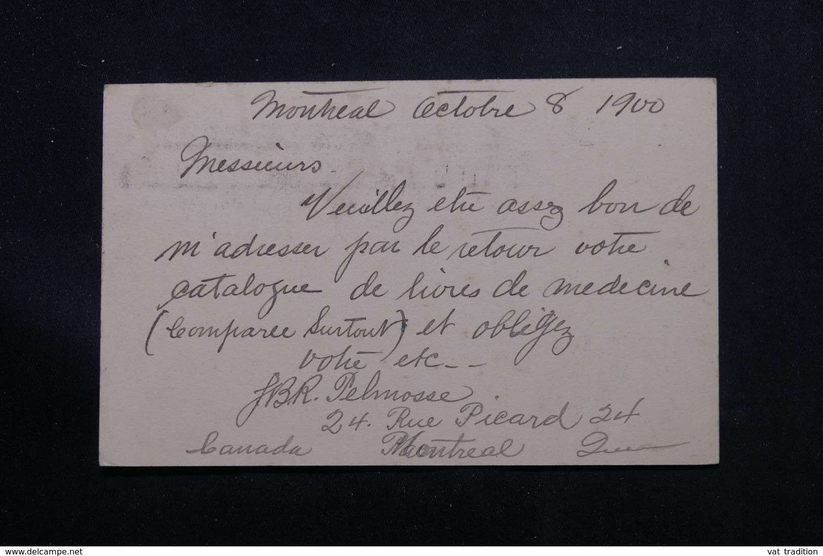 CANADA - Entier Postal De Montreal Pour Paris En 1900  - L 71369 - 1860-1899 Règne De Victoria