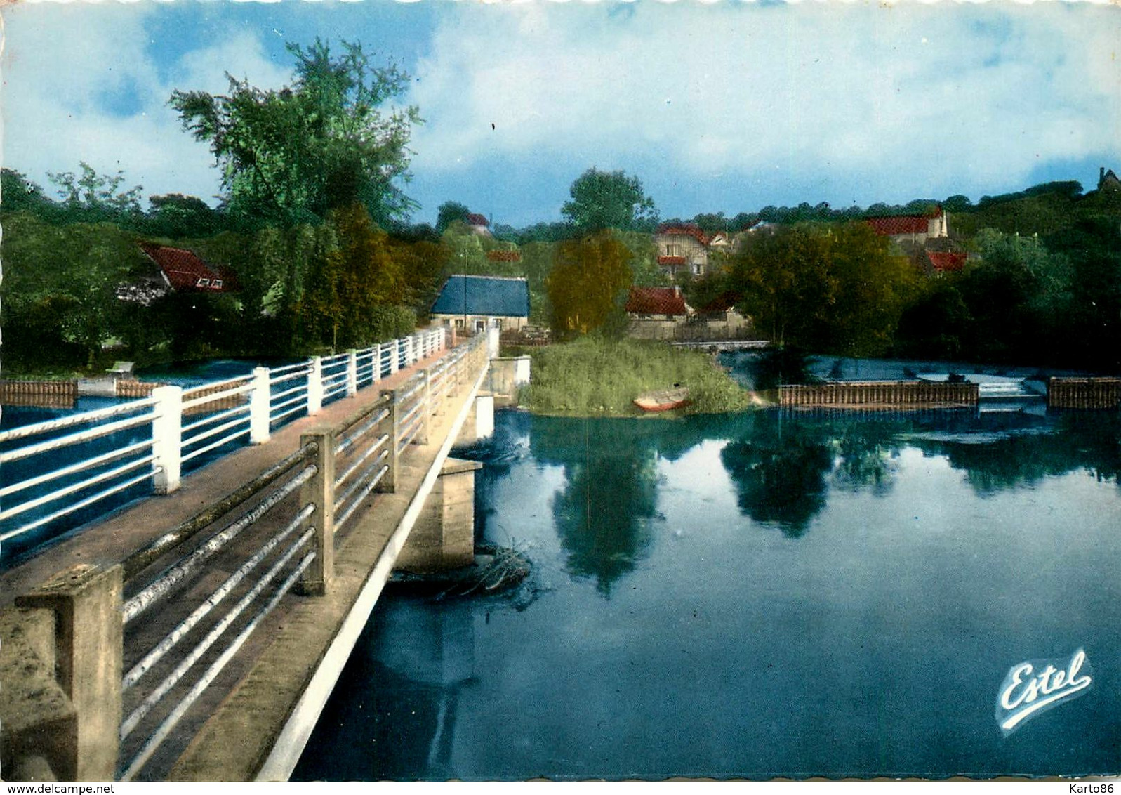 Sorel Moussel * Paysage Sur L'eure * La Passerelle De Sorel - Sorel-Moussel