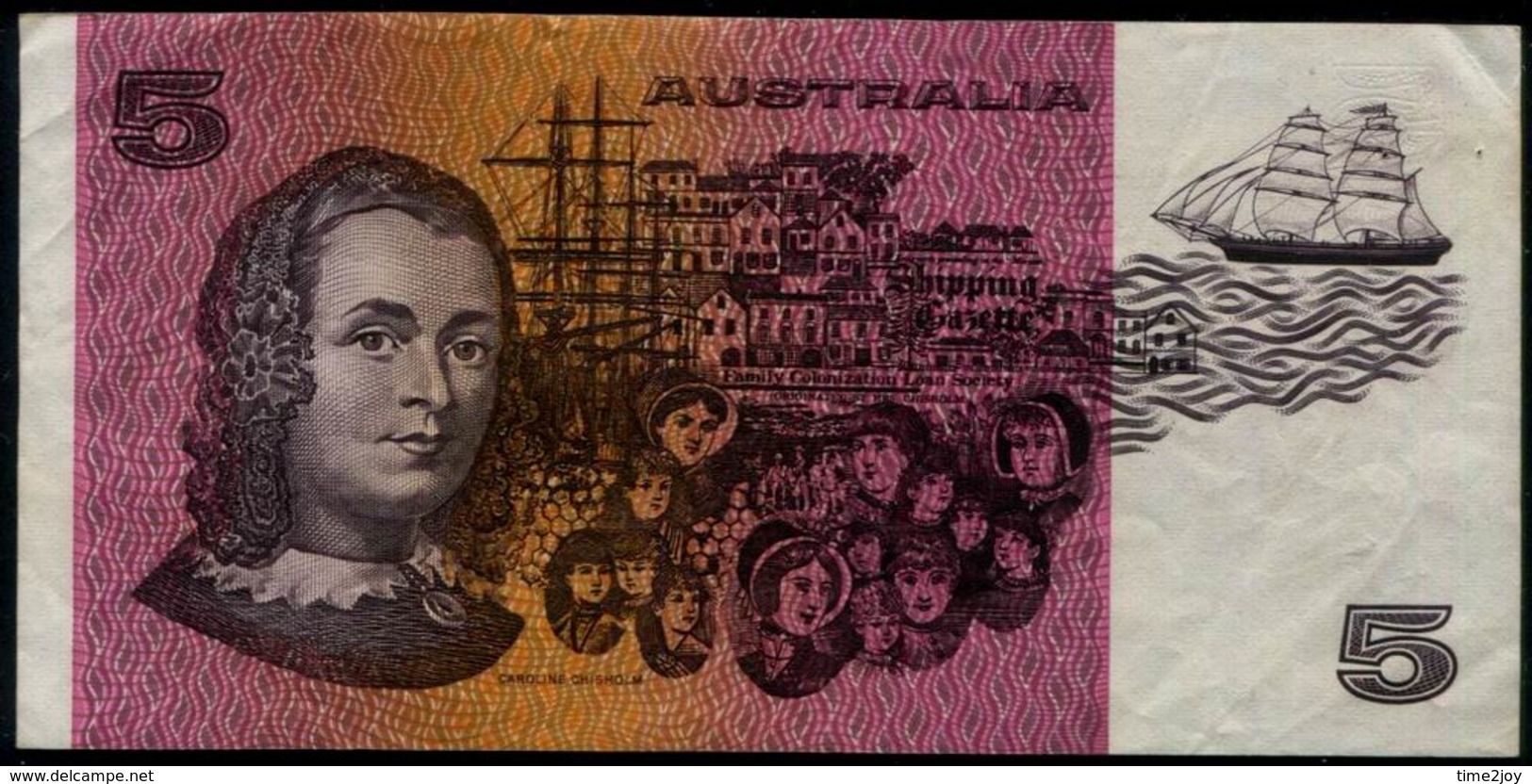 Australia $ 5 Papermoney Banknote VF - Local Currency