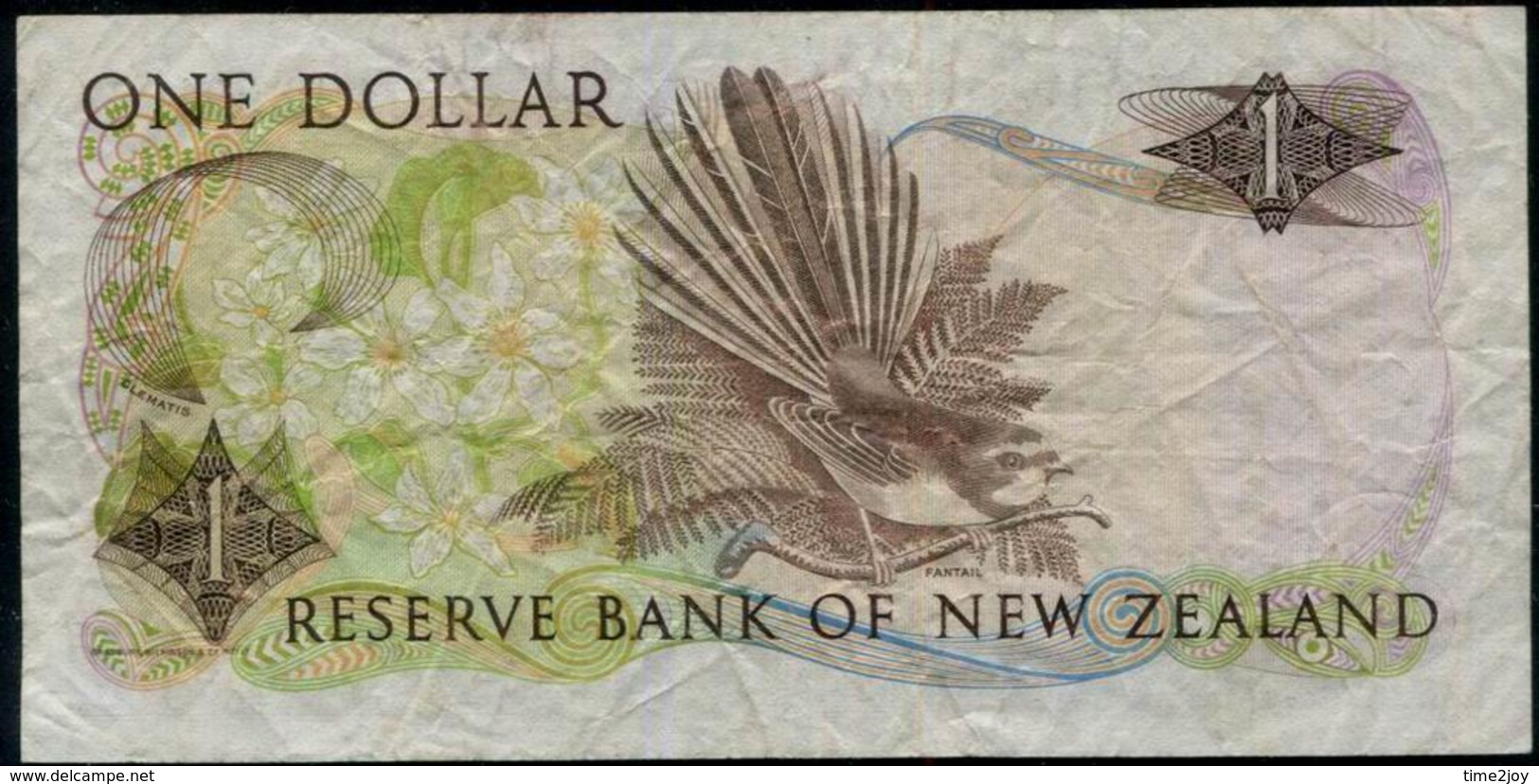 New Zealand Queen Elizabeth II. $ 1 Banknote - Nuova Zelanda