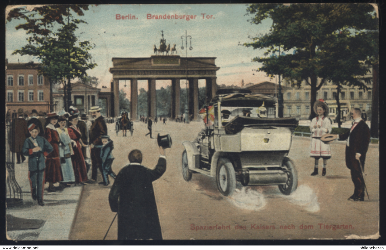 CPA - (Allemagne) Berlin - Brandenburger Tor. - Porta Di Brandeburgo