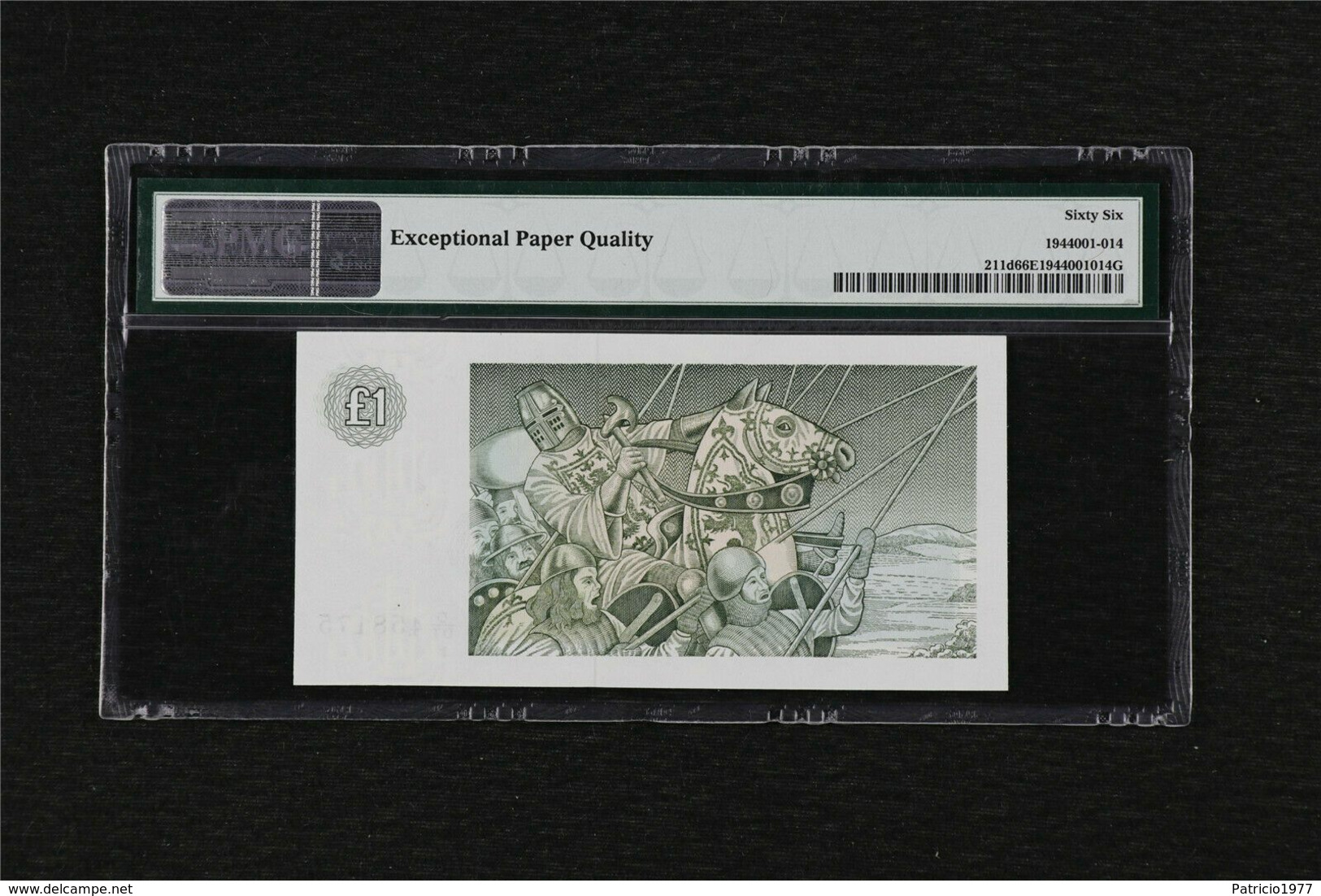 1987-88 Scotland Clydesdale Bank PLC 1 Pound Pick#211d PMG 66 EPQ Gem UNC - 1 Pound