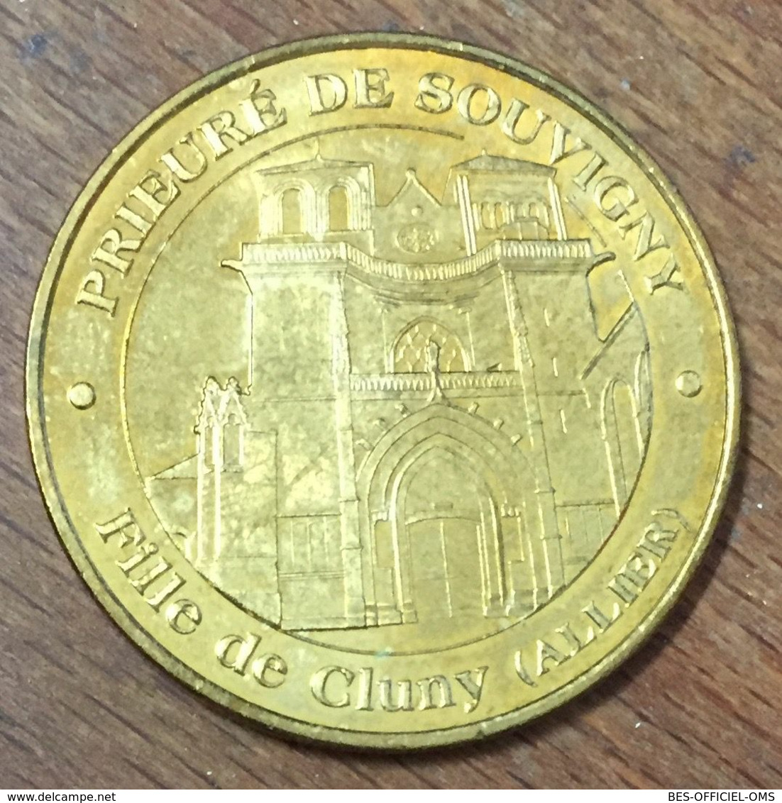 03 LE PRIEURÉ DE SOUVIGNY FILLE DE CLUNY 2009 MÉDAILLE SOUVENIR MONNAIE DE PARIS JETON TOURISTIQUE TOKENS MEDALS COINS - 2009