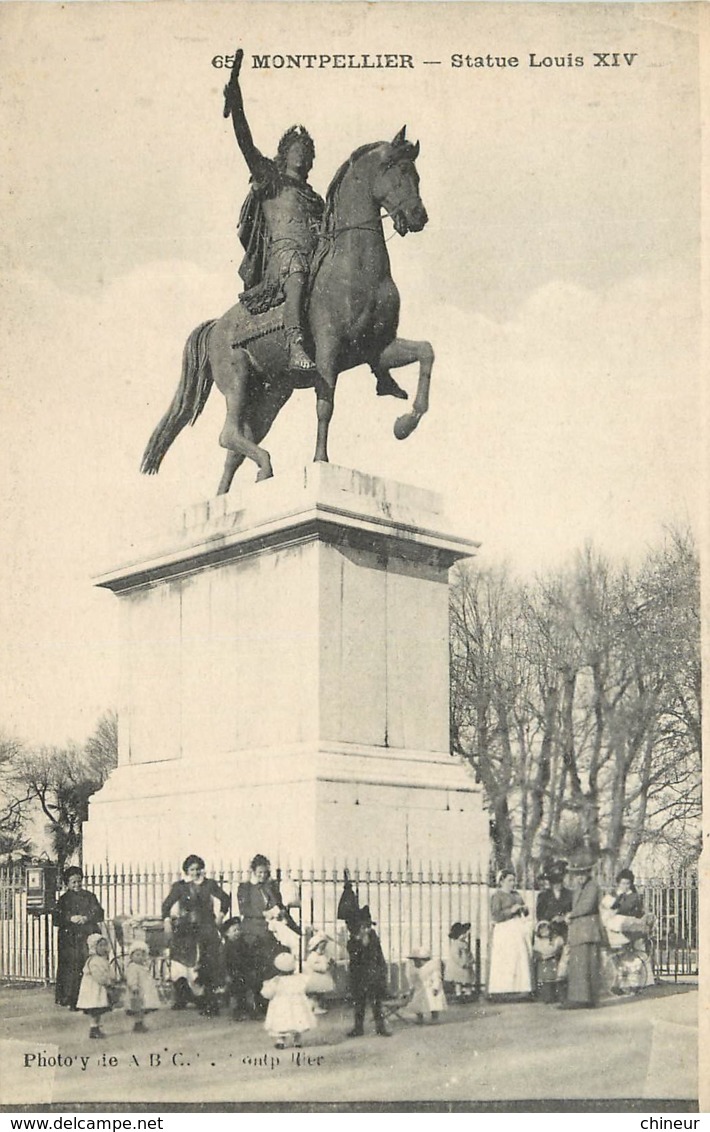 MONTPELLIER STATUE LOUIS XIV - Montpellier