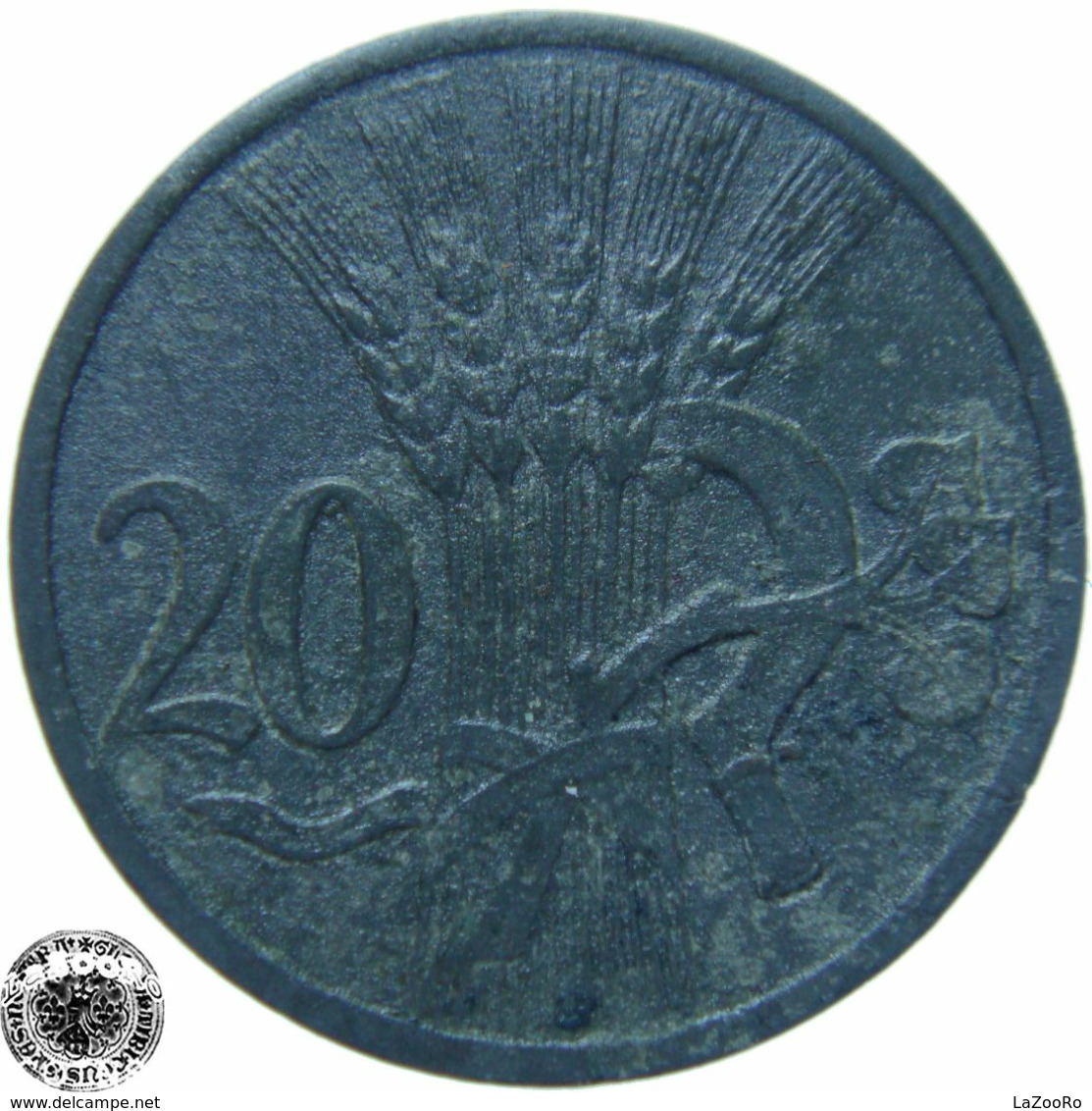 LaZooRo: Czech Republic 20 Haleru 1942 XF - Repubblica Ceca