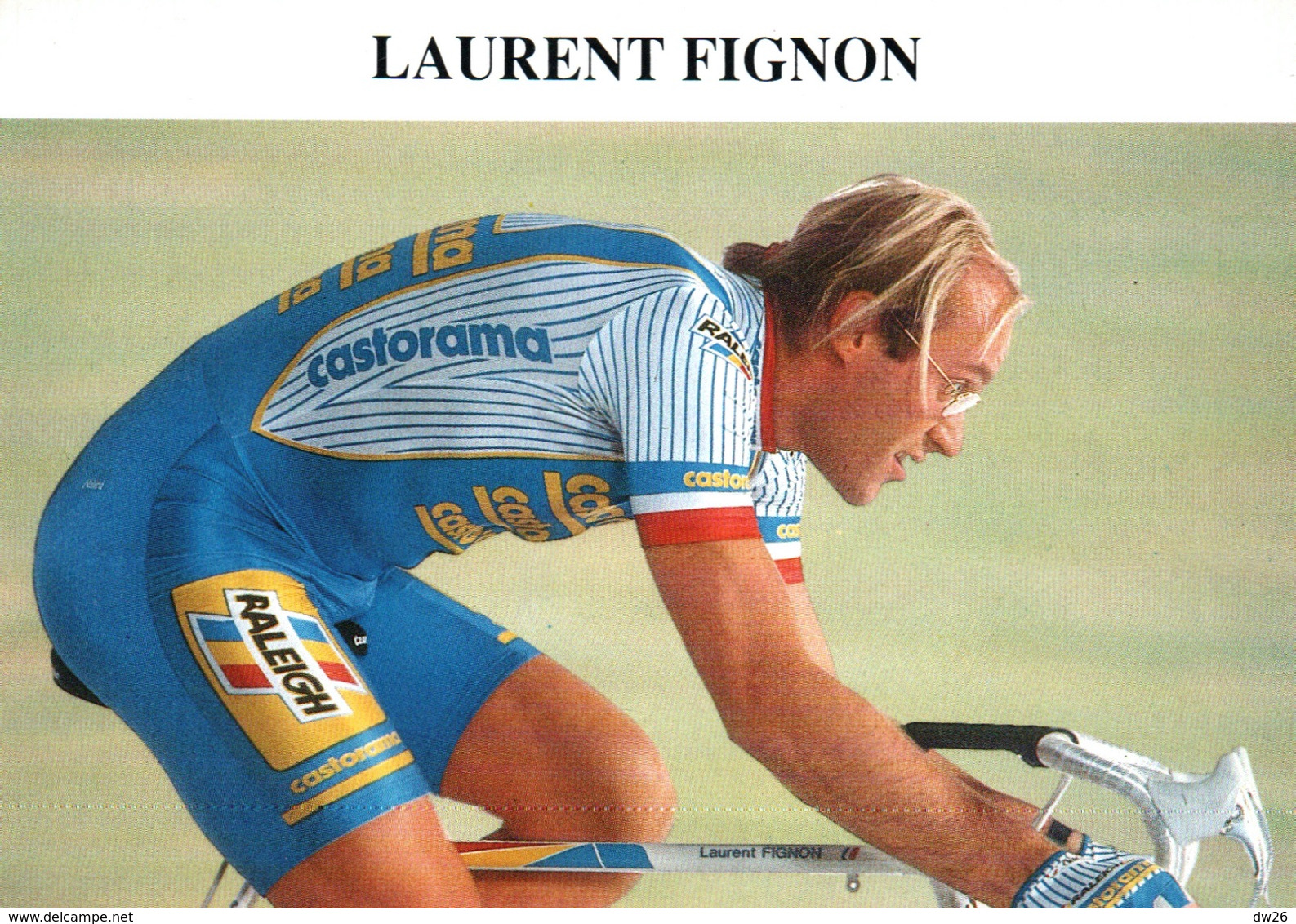 Cyclisme - Laurent Fignon, Cycliste Professionnel, Equipe Castorama (avec Palmarès) - Deportes