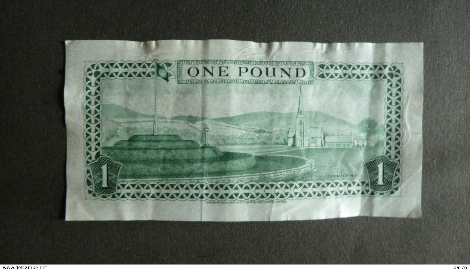 Billet - ISLE OF MAN GOVERNMENT  1 Pound  - 1983  ( Indéchirable/plastic )  Rare - Other & Unclassified