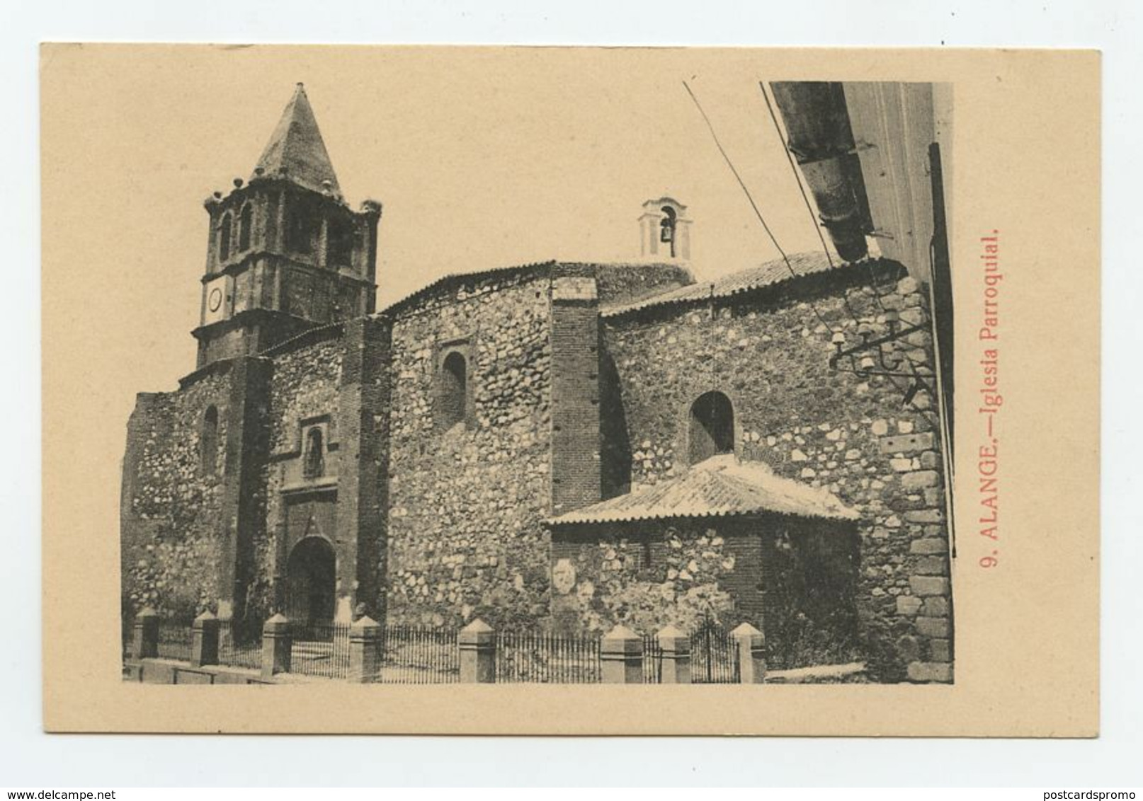 ALANGE, Badajoz - Iglesia Parroquial  ( 2 Scans ) - Badajoz
