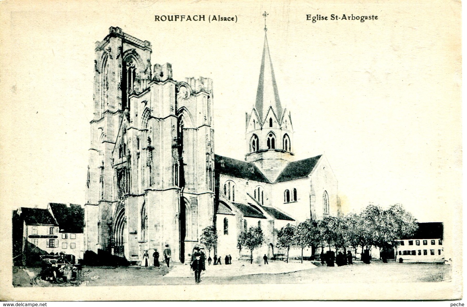 N°3530 R -cpa Rouffac -église St Arbogaste- - Rouffach