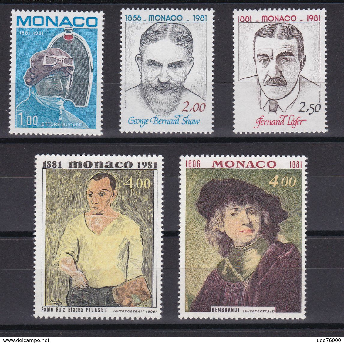 D219 / MONACO / LOT N° 1290/1294  NEUF** COTE 14.20€ - Collezioni & Lotti