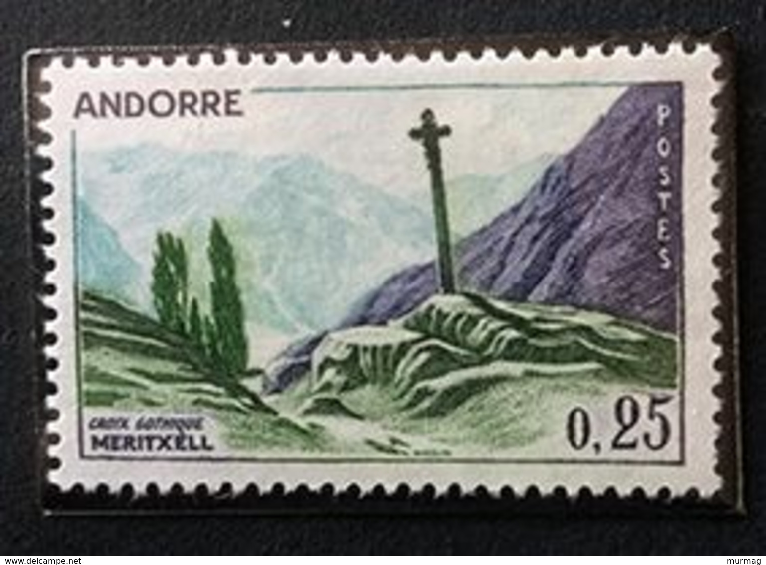 ANDORRE - Croix Gothique De Mentxell - Y&T N° 158 - 1961-1971 - Otros & Sin Clasificación