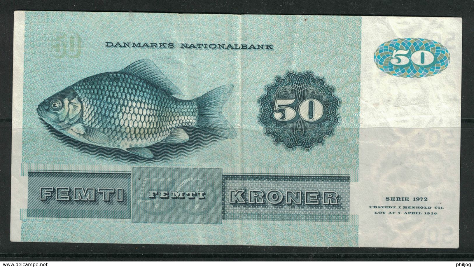 Danemark - Denmark - Billet De 50 Couronnes - 50 Crown Banknote - Dänemark