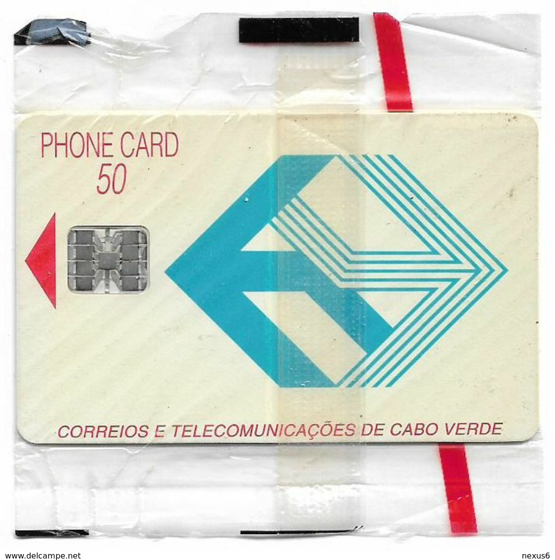 Cabo Verde - Cabo Verde Telecom - Blue Logo (Cn. C3C043240) 09.1993, 50U, SC7, 268.273ex, NSB - Cape Verde