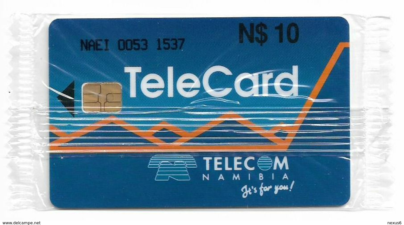 Namibia - Telecom Namibia - Serval Cat, Chip Siemens S30, (BIG Cn. NAEI Xxxx Xxxx, Normal 0), 10$, NSB - Namibie