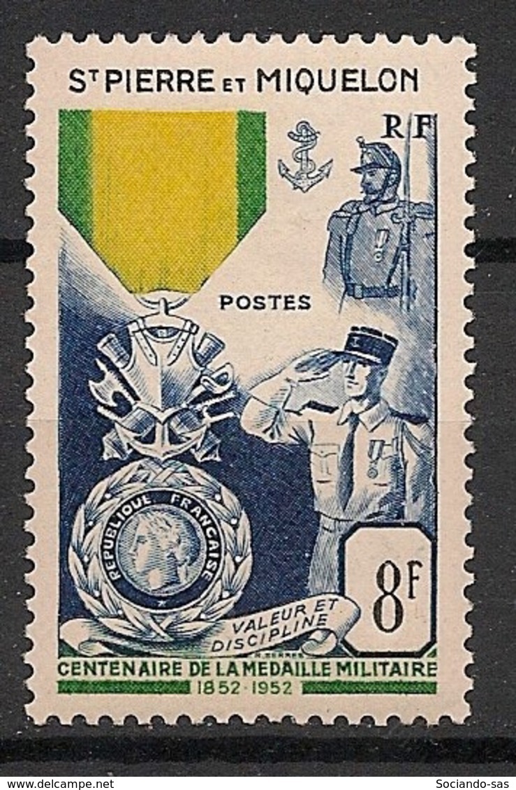 SPM - 1952 - N°Yv. 347 - Médaille Militaire - Neuf Luxe ** / MNH / Postfrisch - Ongebruikt